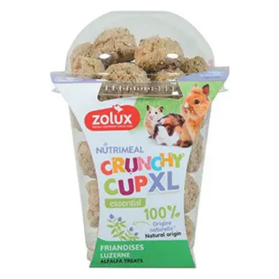 Pochoutka pro hlodavce CRUNCHYCUP Zolux XL vojtěška, 190 g