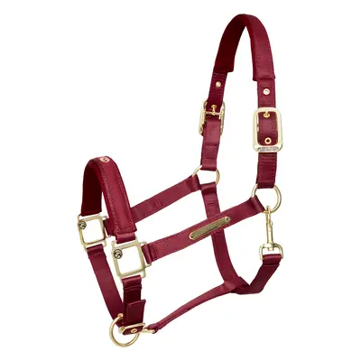 Kieffer Ohlávka Stable Satin Kieffer, burgundy