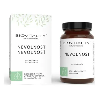 Biovitality Nevolnost Biovitality, 30 tbl