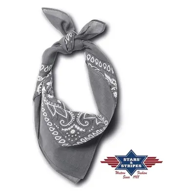 Stars & Stripes Šátek Bandana Stars & Stripes, grey