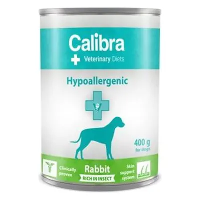 CALIBRA Konzerva pro psy VD Hypoallergen Rabbit&Insect Calibra, 400 g