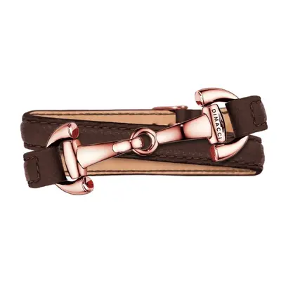 DIMACCI Náramek ASCOT DIMACCI, mocha/rosegold