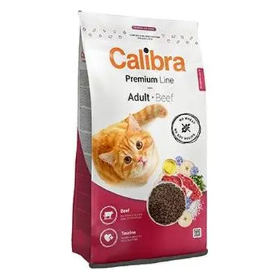 Granule pro kočky Calibra Cat Premium Line Adult Beef, 2 kg