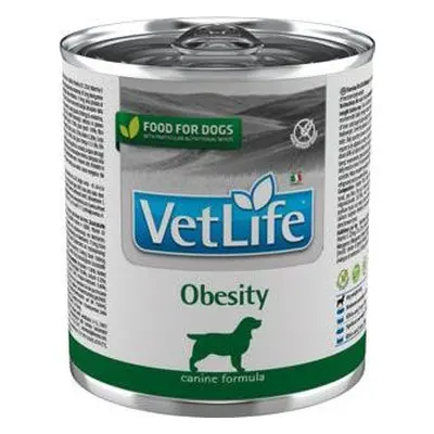 Vet Life Natural (Farmina Pet Foods) Konzerva pro psy VET LIFE NATURAL, obesity, 300 g