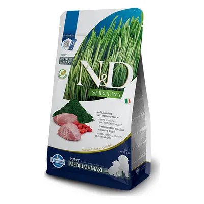 N&D (Farmina Pet Foods) Granule pro psy N&D SPIRULINA, Puppy M/L, Lamb & Wolfberry, 7 kg