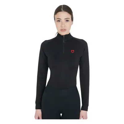 EQUESTRO Triko multifunkční Base Layer EQUESTRO, dámské, black/red