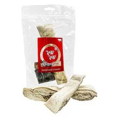 Raw Raw Pamlsky pro psy Raw Raw, mrazem sušená hovězí kůže, 60 g