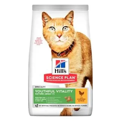 Granule pro kočky Hill's Fel. Dry SP Adult7+Senior Vitality Chicken, 1,5g