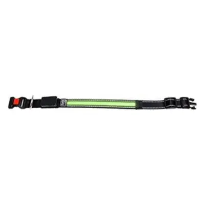 Flamingo Obojek pro psy LED Flamingo, svítící, 48 cm, green