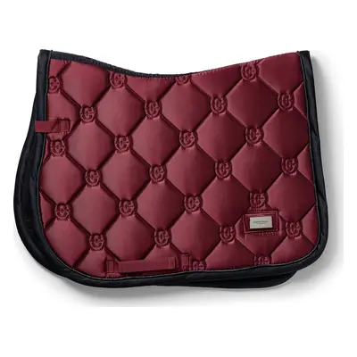 EQUESTRIAN STOCKHOLM Dečka podsedlová Twill Luxe Equestrian Stockholm, všestranná, cold deep red