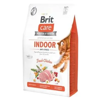 Granule pro kočky Brit Care GF, Indoor Anti-stress, 2 kg