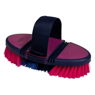 QHP Kartáč na tělo Flexible QHP, fuchsia/navy