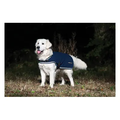 RAMBO Deka pro psy Waterproof Fleece RAMBO, navy/beige/blue