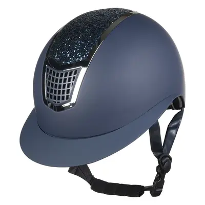 HKM Helma jezdecká Glamour Shield HKM, navy/silver Obvod hlavy: 56-58 cm