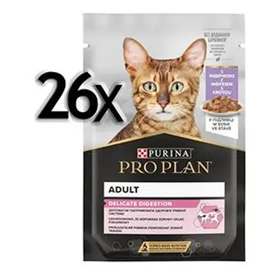 Purina ProPlan Cat kaps. Delicate krůta 26x85g