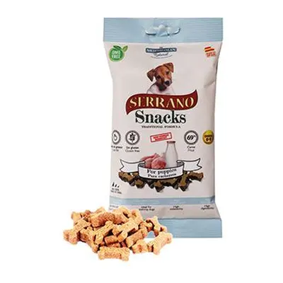 Pamlsky pro štěňata Serrano Snack, 100 g