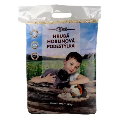 LIMARA PLUS Podestýlka pro hlodavce LIMARA PLUS, hoblinová, hrubá, 40 l, 1,6 kg