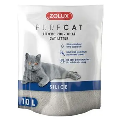 Zolux Podestýlka Purecat Natural Silica Zolux, 10 l