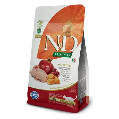 N&D (Farmina Pet Foods) N&D GF Pumpkin CAT NEUTERED Quail & Pomegranate 300 g