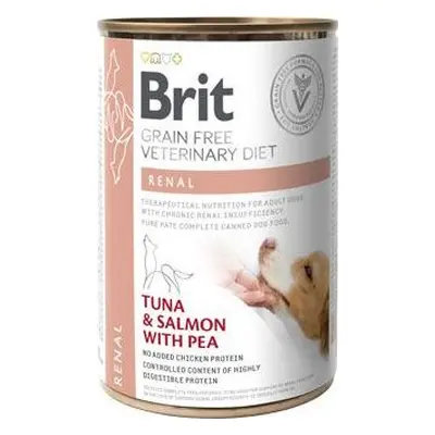 Brit VD Konzerva pro psy BRIT, renal, 400 g