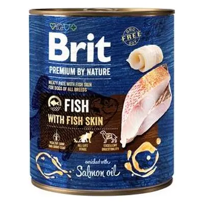 Brit Premium Dog by Nature konz Fish & Fish Skin 800 g