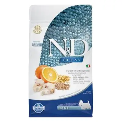 N&D (Farmina Pet Foods) N&D OCEAN DOG LG Adult Mini Codfish & Orange 800 g