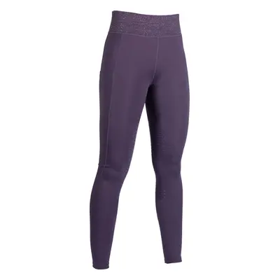 HKM Legíny jezdecké Lavender Bay HKM, s gripem na kolenou, dámské, dark lilac