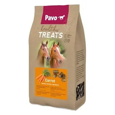 PAVO Pamlsky pro koně Healthy PAVO, 1 kg, mrkvové