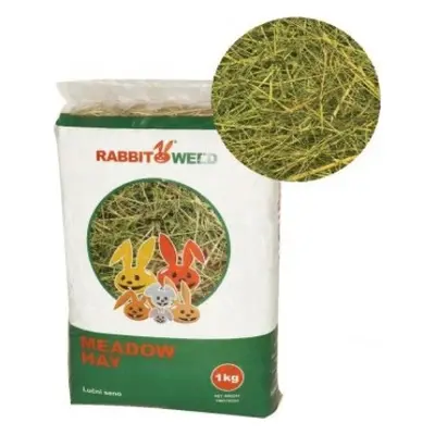 Rabbit Weed Seno pro hlodavce s mrkví RabbitWeed, 0,6 kg / 1,9 l