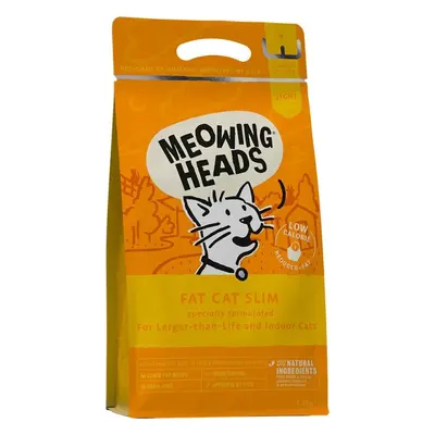 MEOWING HEADS Granule pro kočky Meowing Heads, Fat Slim,1,5 kg