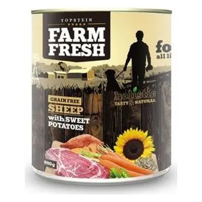 Konzerva pro psy Farm Fresh Dog Sheep with Sweet Potatoes, 800 g