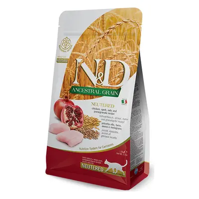 N&D (Farmina Pet Foods) N&D LG CAT Neutered Chicken & Pomegranate 300 g