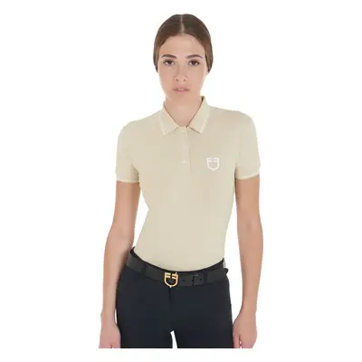 EQUESTRO Triko polo EQUESTRO, dámské, beige