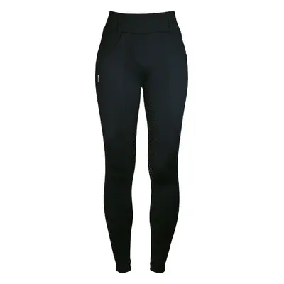 EQUESTRIAN STOCKHOLM Legíny Compression Black Edition Equestrian Stockholm, s gripem, dámské, če