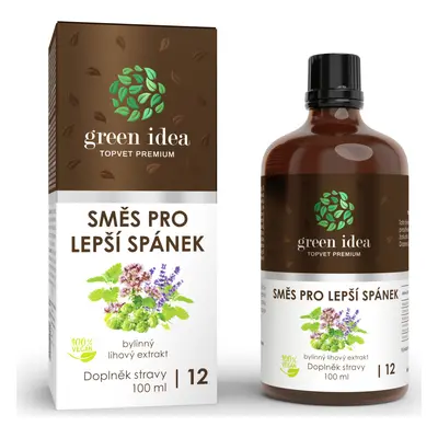 Green idea Bylinný lihový extrakt - Medea pro lepší spánek GREEN IDEA, 100 ml