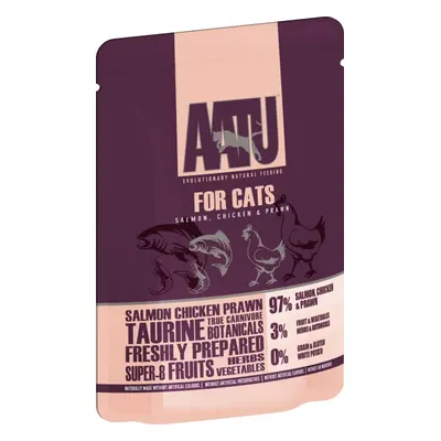 AATU Cat Salmon n Chicken n Prawn kaps. 85 g