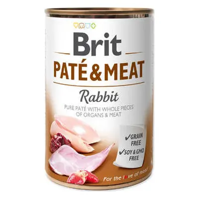 Brit Dog konz Paté & Meat Rabbit 400 g