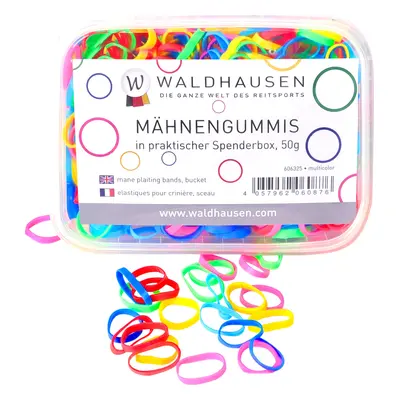 WALDHAUSEN Gumičky do hřívy Waldhausen, 50 g, multicolour