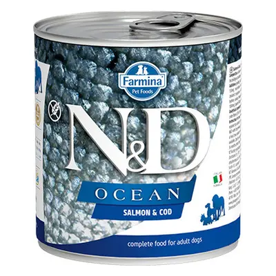 N&D (Farmina Pet Foods) N&D GF DOG OCEAN Adult Salmon & Codfish 285 g