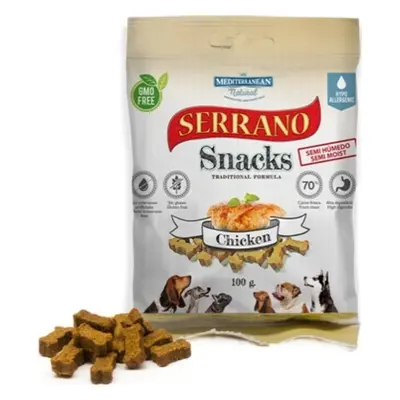 Pamlsky pro psy Serrano Snack, Chicken, 100 g