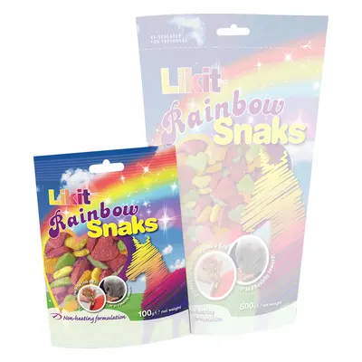 LIKIT Pamlsky pro koně Snaks Likit, 100 g, rainbow