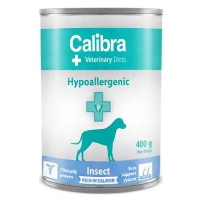 CALIBRA Konzerva pro psy VD Hypoallergen. Insect&Salmon Calibra, 400 g