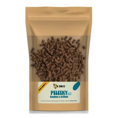 Pamlsky pro psy DINGO peletky kachna s krillem bezlepkové, 150 g