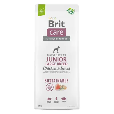 Granule Brit Care Dog Sustainable Junior Large Breed, 12 kg