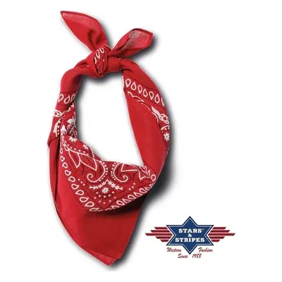 Stars & Stripes Šátek Bandana Stars & Stripes, red