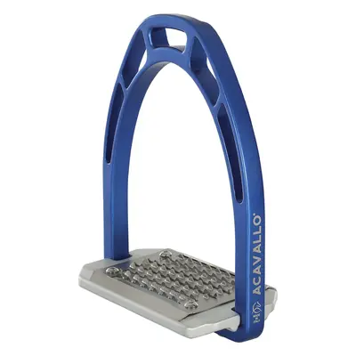 ACAVALLO Třmeny Arco Evolution Alupro Aluminium Acavallo, 13 cm, blue