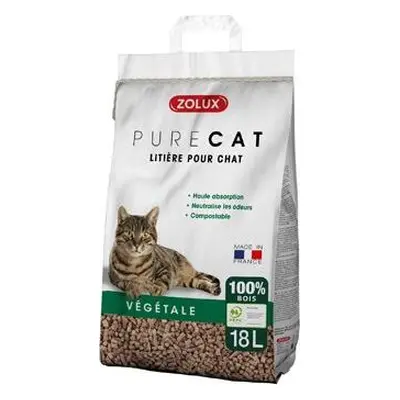 Zolux Podestýlka Purecat Wooden Pellets Zolux, 18 l