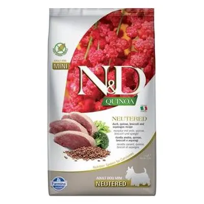 N&D (Farmina Pet Foods) Granule pro psy N&D Quinoa DOG Neutered Duck&Broccoli&Asp, 2,5 kg