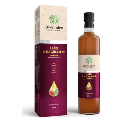 Green idea Kašel a nachlazení premium GREEN IDEA, 500 ml