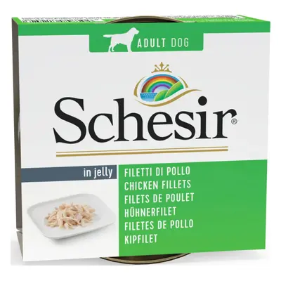 konzerva pro psy Schesir Dog k Adult kuřecí filé, 150 g